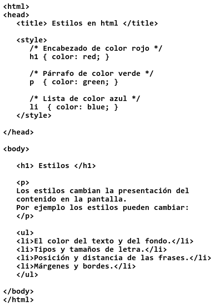 Código del fichero css-style.html