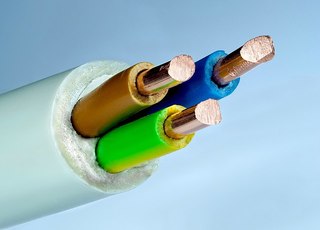 Cable de cobre.