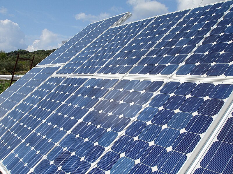 Panel fotovoltaico.