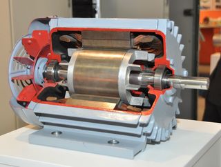 Motor de inducción abierto