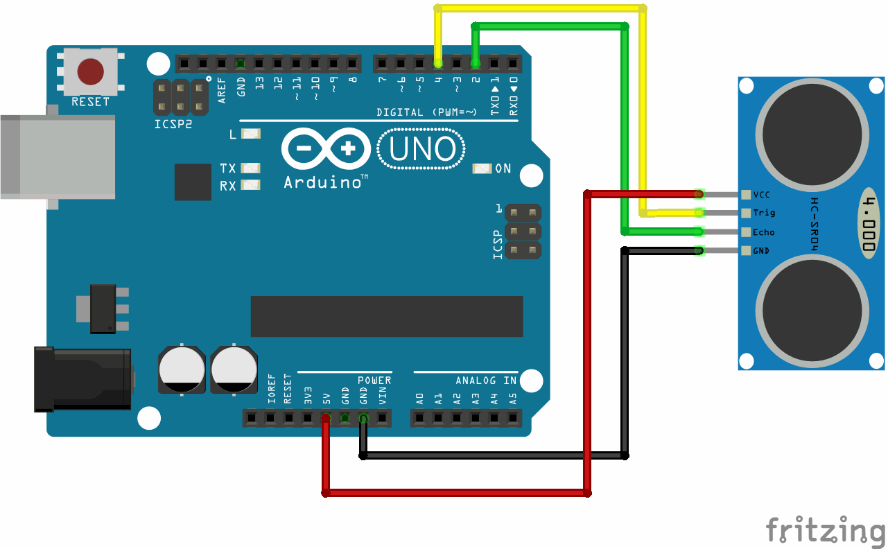 Conexión Arduino-SR04