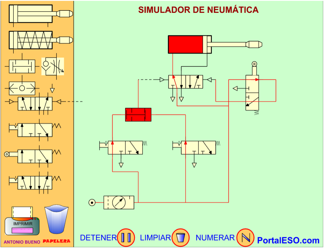 Simulador de neumática de PortalESO.com