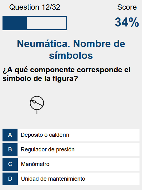 Test de componentes neumáticos