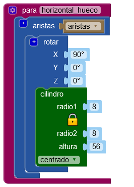 Programa de la tubería en 3D.