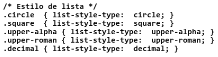 Código del fichero css-list-style.css