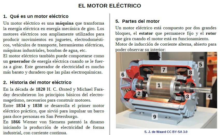 Cómo funciona un motor eléctrico: tipos y partes