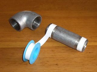 Cinta de teflón para prevenir fugas.