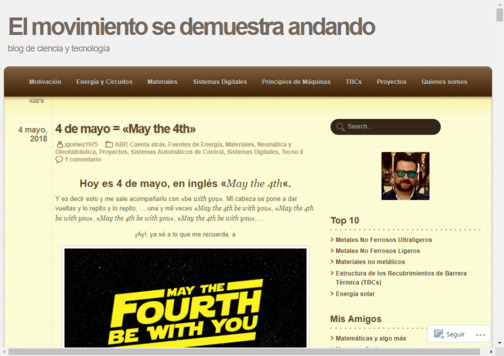 Screenshot de la página web Tecno Atocha.