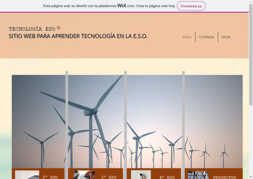 Screenshot de la página web Web de Víctor M. Acosta.